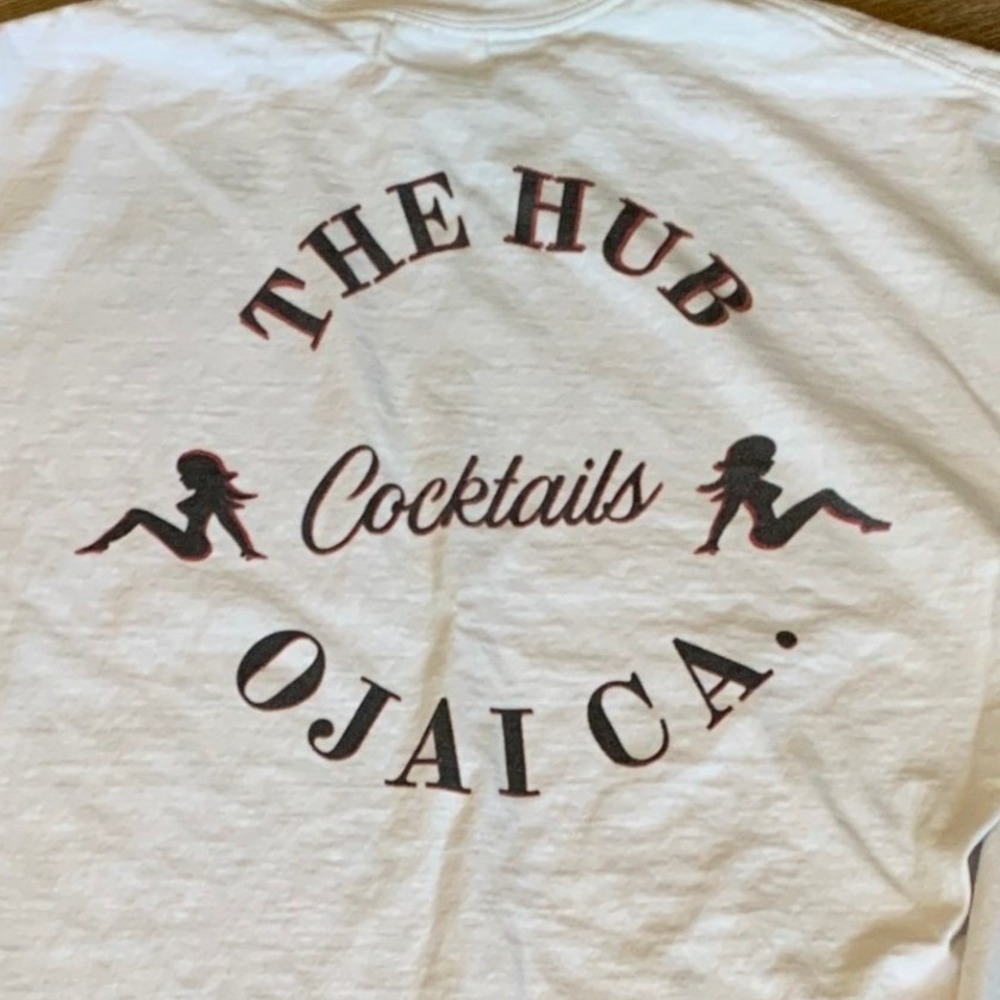 Shaka Wear Super Max Heavy Sexy Pin up Girl Ojai CA Cocktails Graphic T-Shirt XL